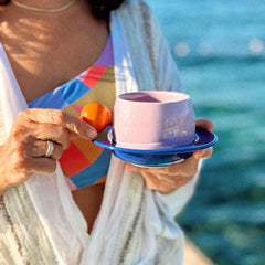 BUBBLE (ORANGE, Mug & Plate Set)