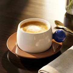 BUBBLE (BLUE, Mug & Plate Set)