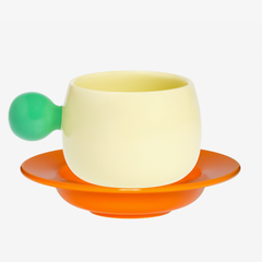 BUBBLE (GREEN, Mug & Plate Set)