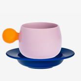 BUBBLE (ORANGE, Mug & Plate Set)