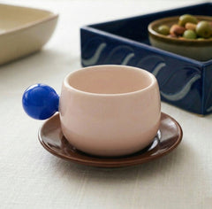 BUBBLE (BLUE, Mug & Plate Set)