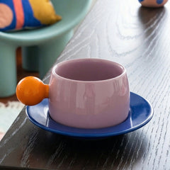BUBBLE (ORANGE, Mug & Plate Set)